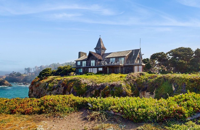 casa frente al mar w / bañera de hidromasaje privada, vistas desde la cubierta, hasta 4 perros bienvenidos!