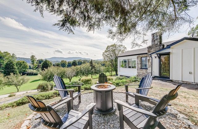 Updated + Modern Waynesville Cottage w/ Fire Pit