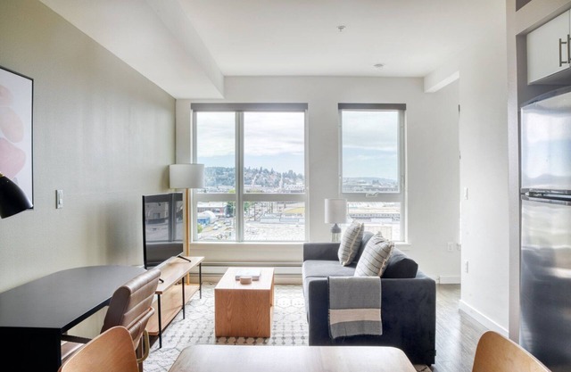 Upscale Ballard 1BR w/ BBQ, Lounge & W/D, onsite retail, by Blueground