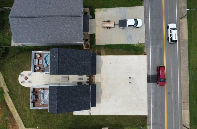 Urban Rooftop of Downtown