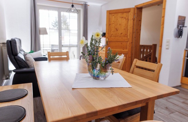 Vacation apartment for families with play facilities and nature