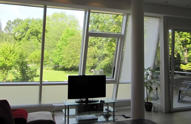 Casa de vacaciones (80m²) con balcón y vista al parque balneario