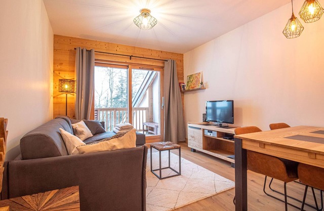 Valmorel: Apartamento 6 pers, 2 hab, parking, wifi, a pie de pistas