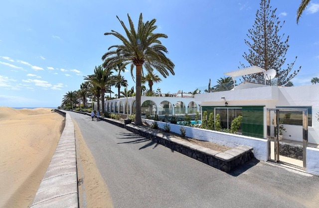 Villa Beachfront del Ingles | Exclusive Accommodation | Breathtaking Views Over the Sea and Dunes | Private Heated Pool | Terrace & BBQ | 200 m to Beach | Playa del Ingles
