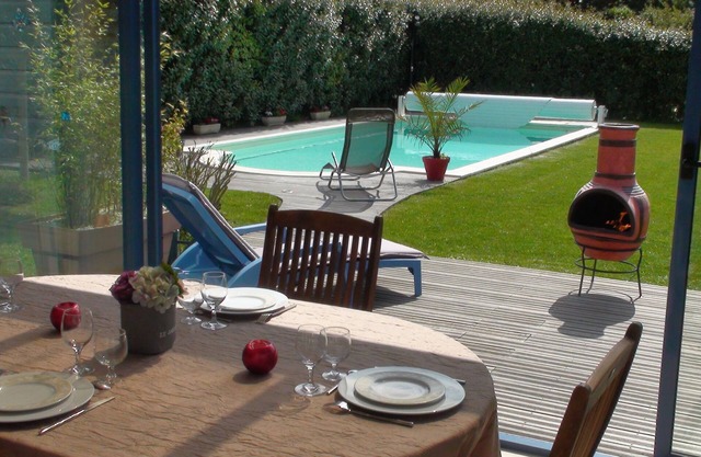 VILLA con piscina a 300 m de la orilla del mar Agon-coutainville 7/8 personas