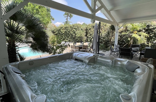 PROMO Lège Cap Ferret a 5 minutos del océano, Villa familiar con piscina climatizada, spa 38 °