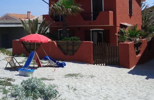 Villa directly on the beach