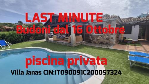 Villa Janas con piscina privata Budoni