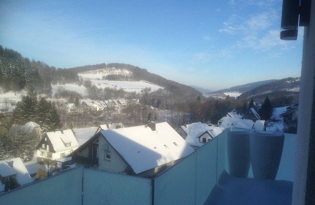 Villa Libra: villa de bienestar de lujo para 8 personas en Winterberg con jacuzzi y sauna