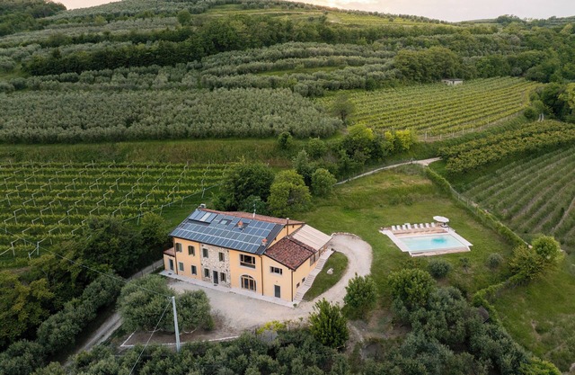 villa de campo en las colinas que rodean Verona