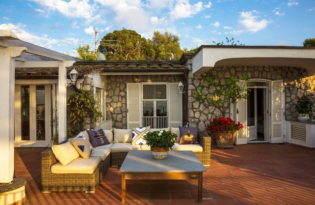 Villa con vistas al mar terraza Sorrento Costa de Amalfi
