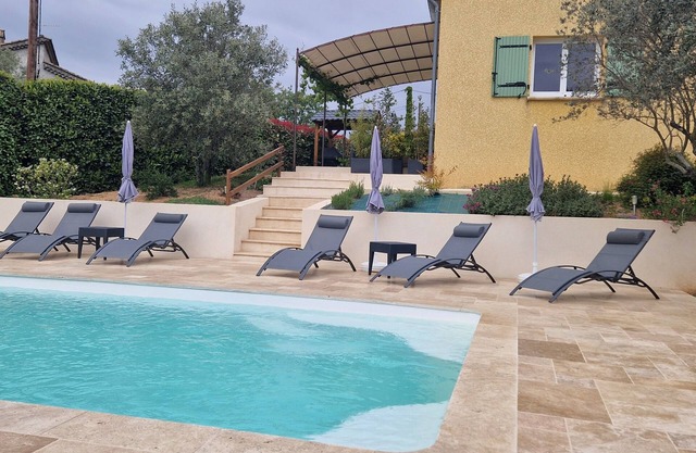 Villa Tout Confort L'orchidée Avec Piscine Chauffée