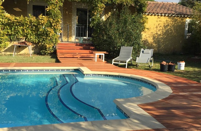 villa con piscina en Pont du Gard para 6 personas