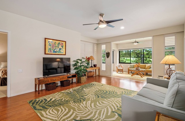 Waikoloa Village Golf Course Fairway 2-bedroom condo with Central AC-WiFi, Views