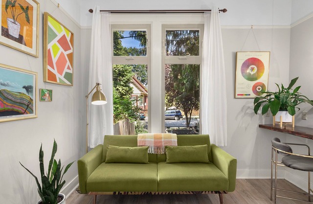 Walk Everywhere from a Bright, Historic Home with Patio