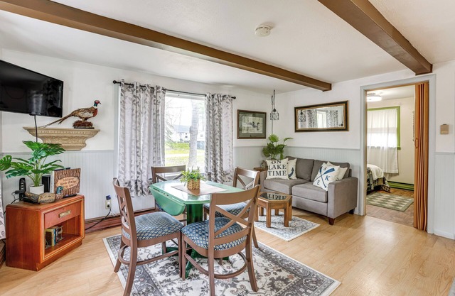 Walk to Gray Lake: Pet-Friendly Cottage