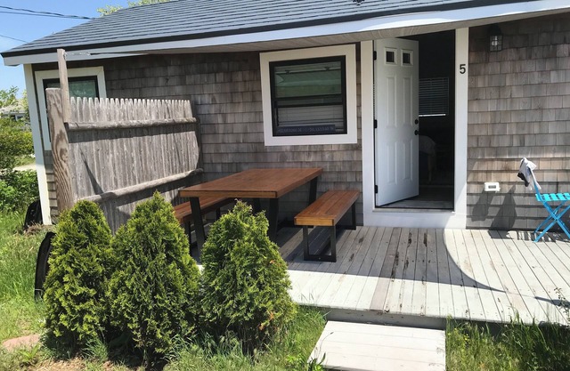 Walk to the beach from this newly renovated Provincetown beach point cottage.