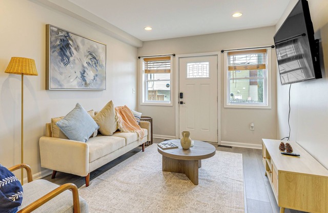 Walkable Baltimore Rowhouse w/ Fenced-In Patio!