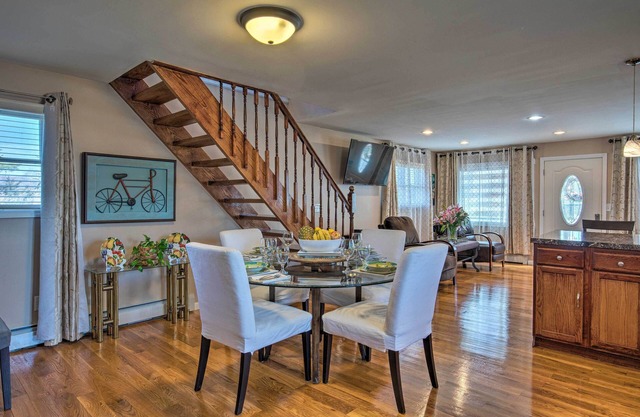 Waterfront Home w/ Large Deck & Dock on Narrow Bay