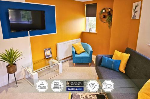 Welcoming 2Bedroom Apartment By Homebird Property Management Short Lets & Serviced Accommodation Harrogate With Free Parking