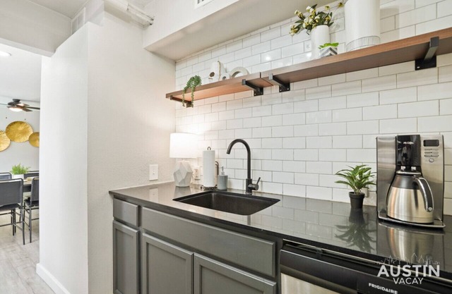 Walk to Restaurants or Cook in Subway Tile Kitchen