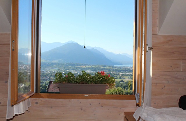 Panoramic view, in a quiet area without being isolated