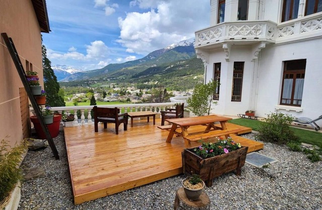 Wifi, 1.o piso, vista valle, piscina, sauna, terraza, parking, tv, 93m², Pra Loup