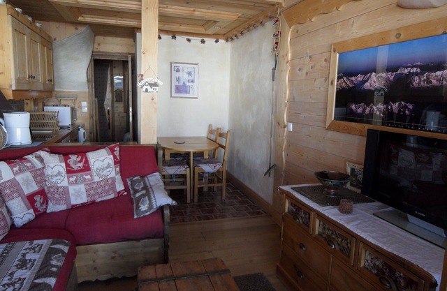Belle Plagne magnífico duplex 6 personas, 3 piezas, estilo chalet de madera