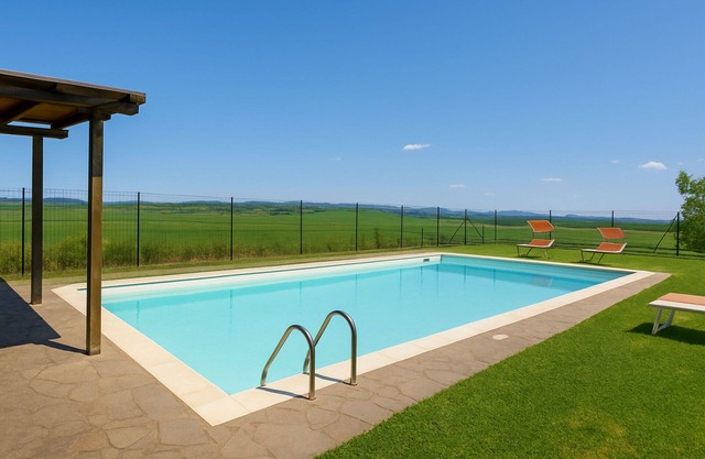 Casa de vacaciones privada con WIFI, piscina privada, TV, veranda, vista panorámica, cerca de Siena