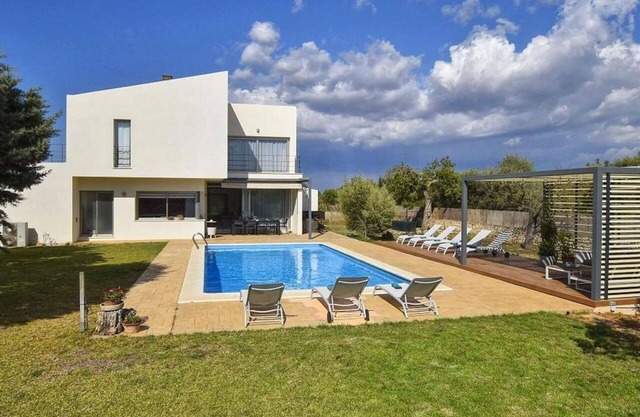 Estupenda casa de vacaciones privada con A/C, WIFI, piscina privada, TV, patio y vista panorámica