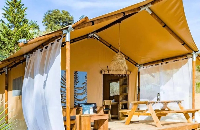 Holzhütte - 28M2 - 1 Schlafzimmer + 1 Badezimmer 2 Personen