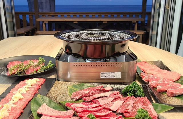 Yakiniku available in the living room A villa wh / Hitachi Ibaraki
