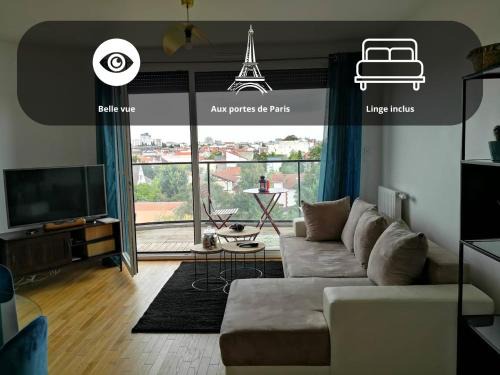 Petit-Colombes Apartamento | Élysée Lumière Résidence Prestige Paris-La Défense
