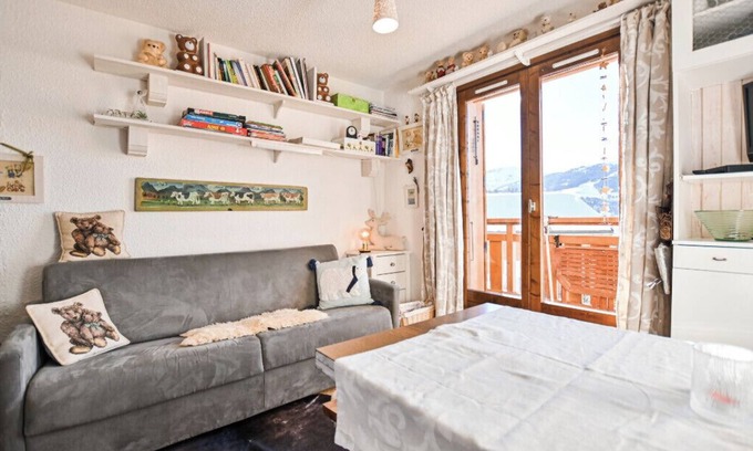 Demi-Quartier Apartamento | Studio with balcony in Demi Quartier Megeve