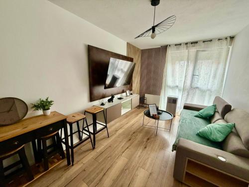 Aucamville Apartamento | Évasion chic à Aucamville - Parking Privé - CLIM