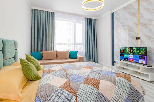 Nur-Sultan Apartamento | Бирюзовая красотка