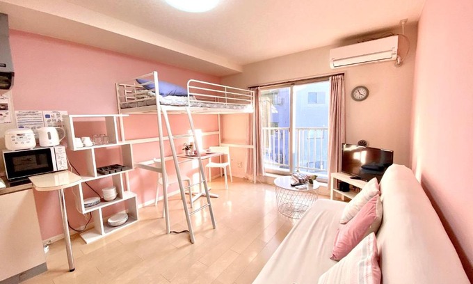 Matsudo Apartamento | 松戸駅ｽｸﾞ1k 光回線完備,女子会にも Nomad松戸宿044