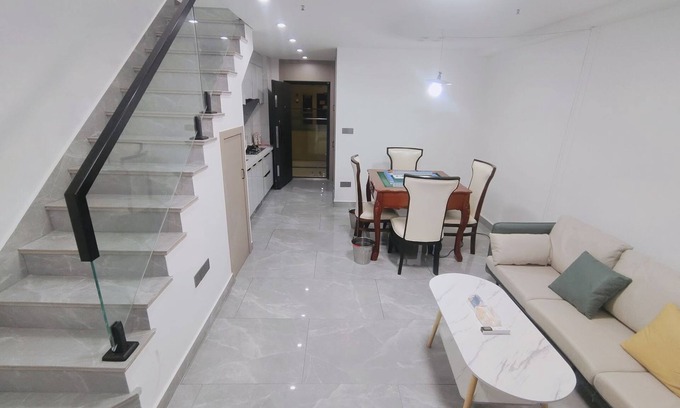 Longwan Apartamento | 温州五洲国际高楼层两居室精装影院套房