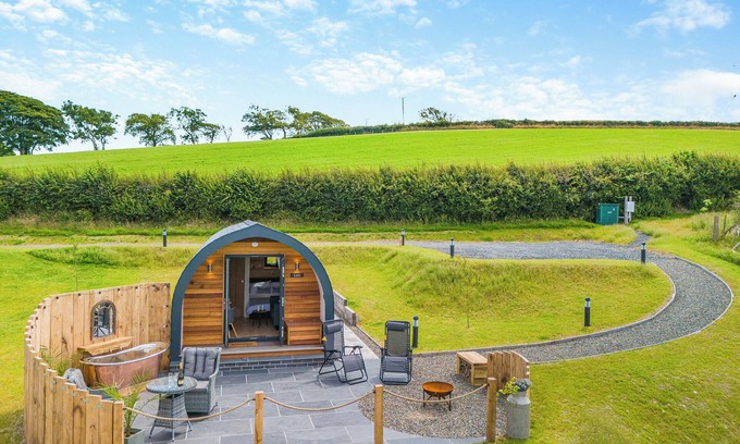 Glandyfi Cabaña | Alojamiento de 1 habitaciones en Talybont, near Borth