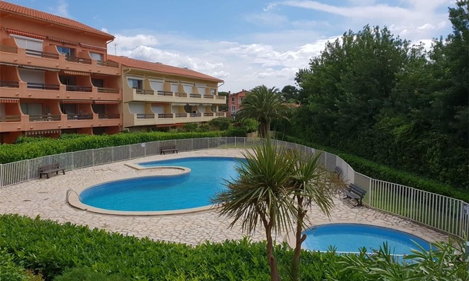 Argeles Plage Apartamento | Apartamento T2 con Piscina y Estacionamiento, 4 plazas, cerca de la playa en Argelès-sur-Mer