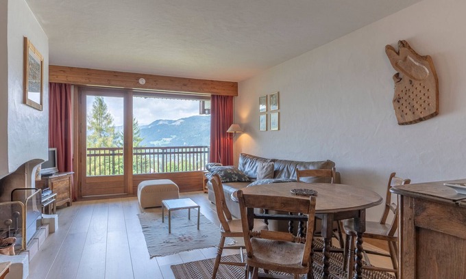 Le Planellet Apartamento | Apartamento 1 dormitorio cerca de pistas - Megève - Wifi, Parking