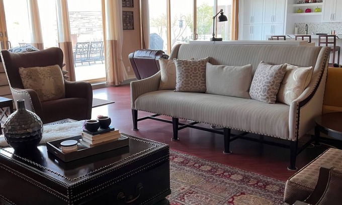 Desert Diamond Casa | 1 BR Ranch w/Four Peaks Views & Outdoor Fireplace