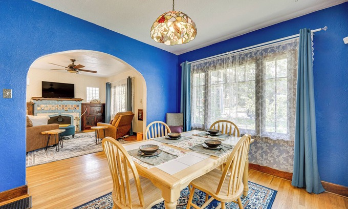 Pueblo Casa | 1 Mi to Riverwalk: Home w/ Fenced Yard in Pueblo