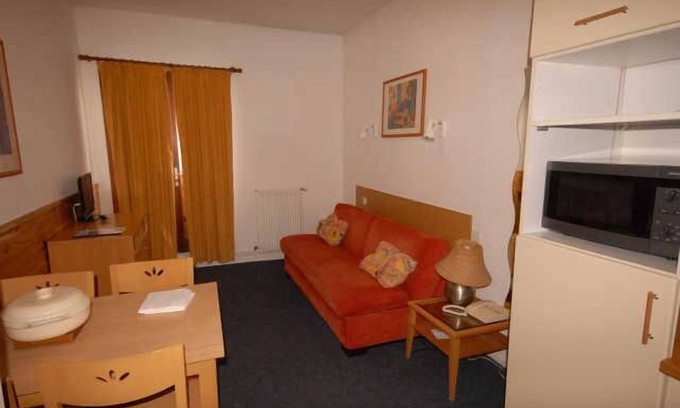 Eaux-Bonnes Apartamento | A 150m de las pistas de esquí, 1.o piso, vista estación, fitness, piscina, sauna, balcón, tv