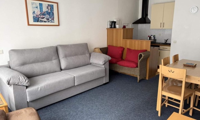 Eaux-Bonnes Apartamento | A 150m de las pistas de esquí, 1.o piso, vista pistas, fitness, piscina, sauna, tv