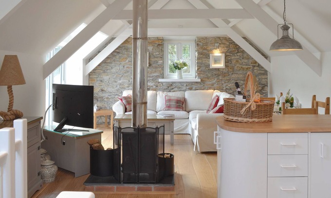 Saint Goran Cabaña | Alojamiento de 2 habitaciones en Polmassick, near St Austell