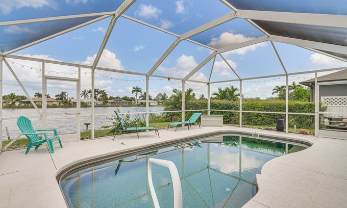 Iona Casa | 2 Mi to Bunche Beach, Waterfront Fort Myers Home