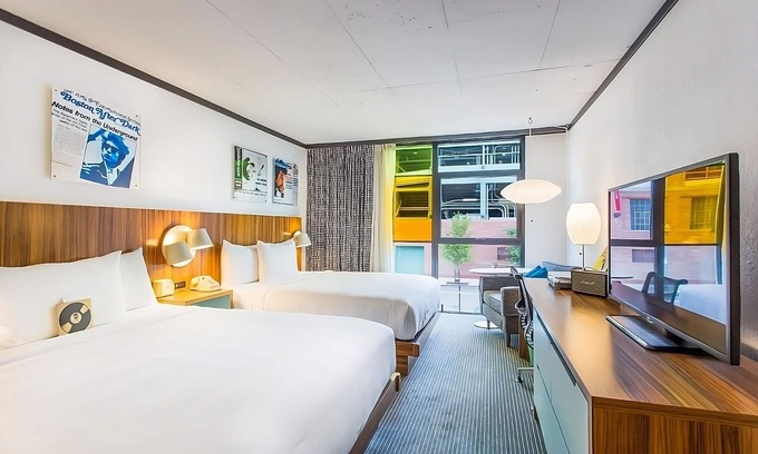 West Fens Hotel | 2 Retro-vibe Units w/ Balcony! Parking, Onsite Pool, Garden! Near Inman Square