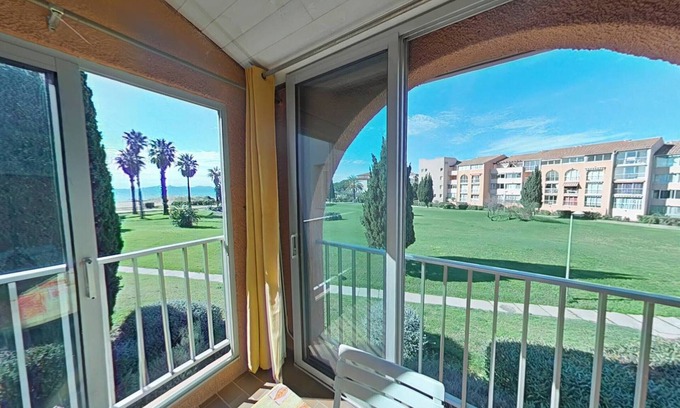 Miramar Apartamento | Apartamento 2 piezas con logia vista al mar, se admiten mascotas - La Londe-les-Maures