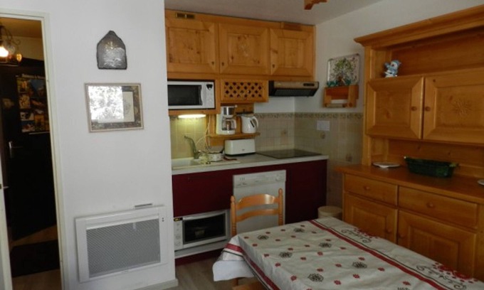 Le Pleynet Apartamento | Apartamento 2 Piezas Cabina en la Pista con Balcón y Ascensor